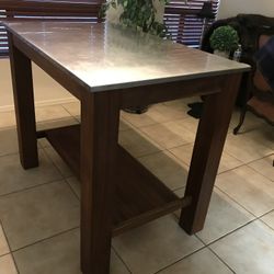 West Elm Stainless Steel Table