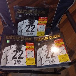 Caitlin Clark Chronicled X3 Books brand New