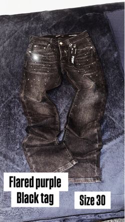 Purple jeans