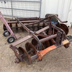 Antique 1940s Farming Disc