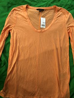 Banana Republic XS orange top brand new with tags