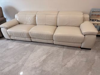 Leather couch!!!