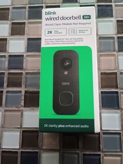 New Blink Wired Doorbell 2K+ (newest model)