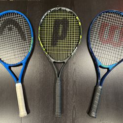 boys 25” tennis rackets