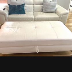Italian Couch And Ottoman 