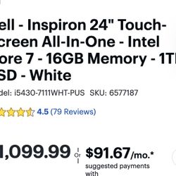 Unopened, Dell Computer Brand New