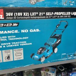 Makita Self propelled 36v Lawn Mower.  Brand New 