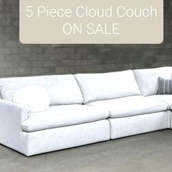 White Cloud Couch Modular Sectional Sofa 