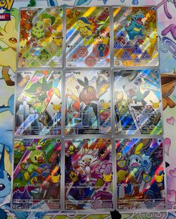Pokemon TCG: First Partner (Series 2) illustration collection- complete set of 9