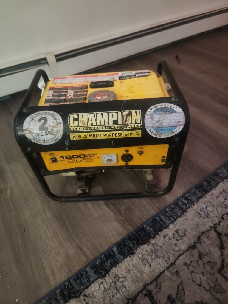 champion 1(contact info removed) watt generator