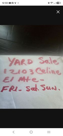 Yard sale lots of stuff $5 and up