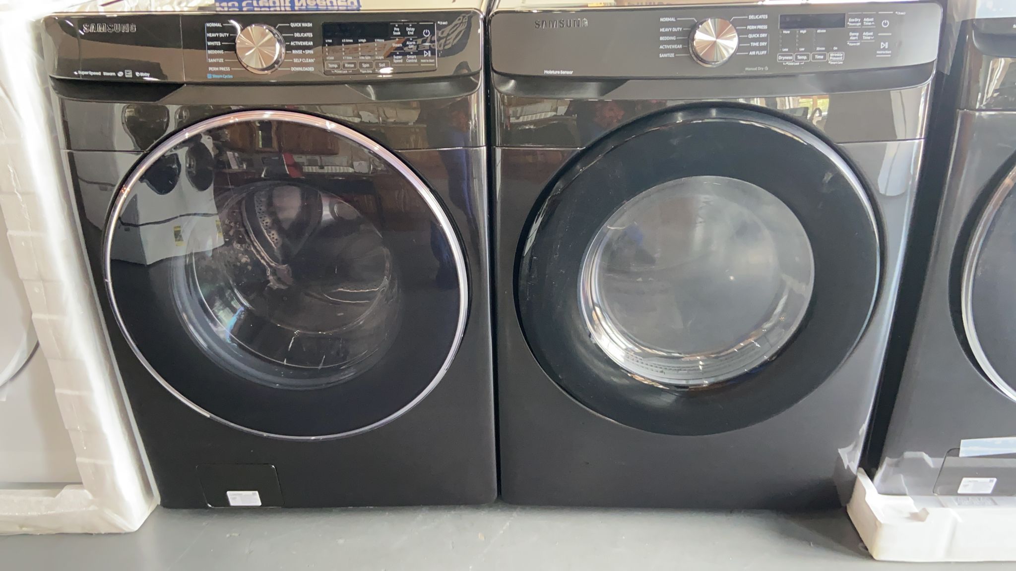 New Samsung Front Load Washer And Electric Dryer Set $30 Initial🔥 No Credit Check