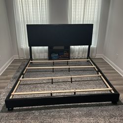 High Back King Bed Frame