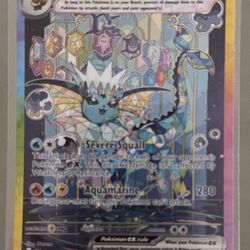 The Pokémon Company Vaporeon ex Sv: Prismatic Evolutions 149/131 SIR Holo Eng