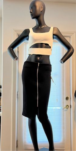 Black Pencil Skirt – Size Large – Made in USA