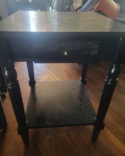 Wooden end table