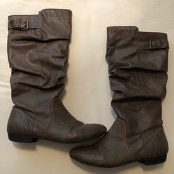 Women’s Brown Thigh High Boots 