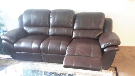 Leather sofa