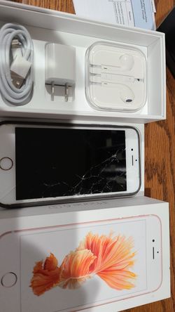 Iphone 6s t-mobile unlocked cracked screen