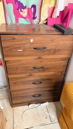 Wood 4-Drawer Dresser - $20