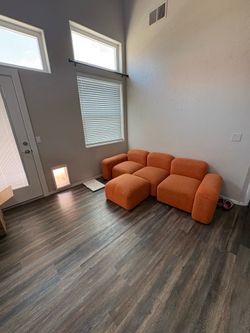 Orange couch