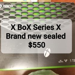 X Box series X Brand New Sealed 