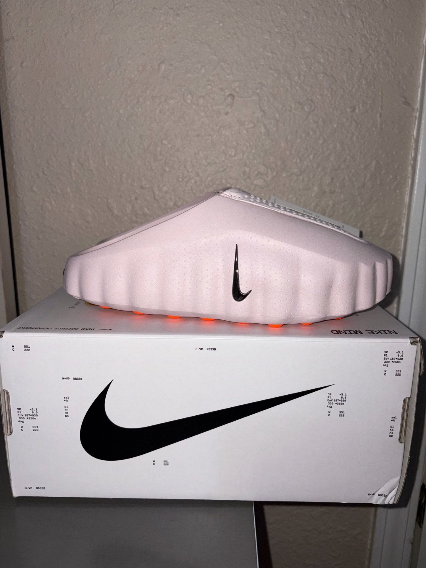 Nike Mind 001 Slide “Pearl Pink” Women’s Size 9 New