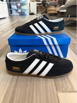 Women's adidas Originals Gazelle Lo Pro Shoes - Black White Gum - Size 6.5, 7, 8, 8.5, 9, 9.5, 10