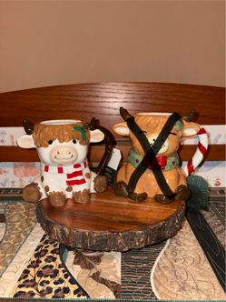 Highland Cow Christmas Mug