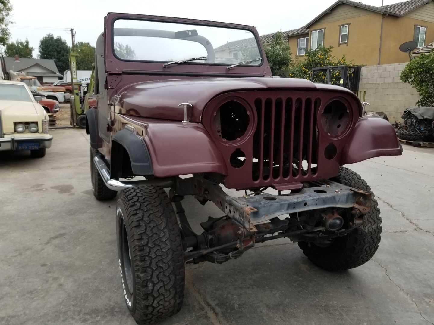 Jeep cj7 rolling body, parts project