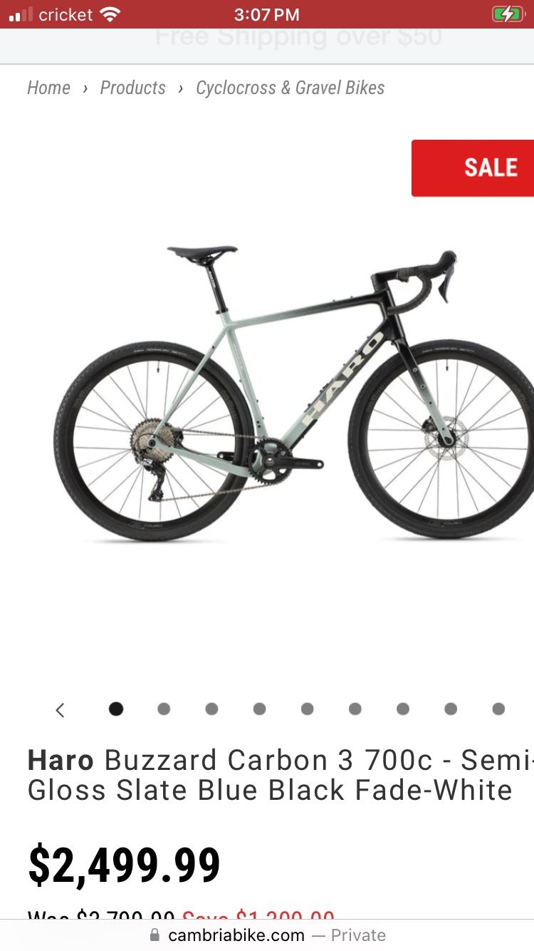 Haro Buzzard 3 Carbon Gravel Bike 59