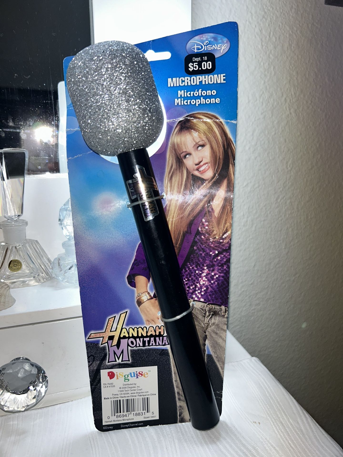 Vintage Hannah Montana Sparkling Microphone