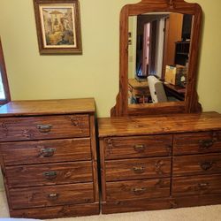 Dresser Drawers/Headboard Set LIKE NEW $225obo