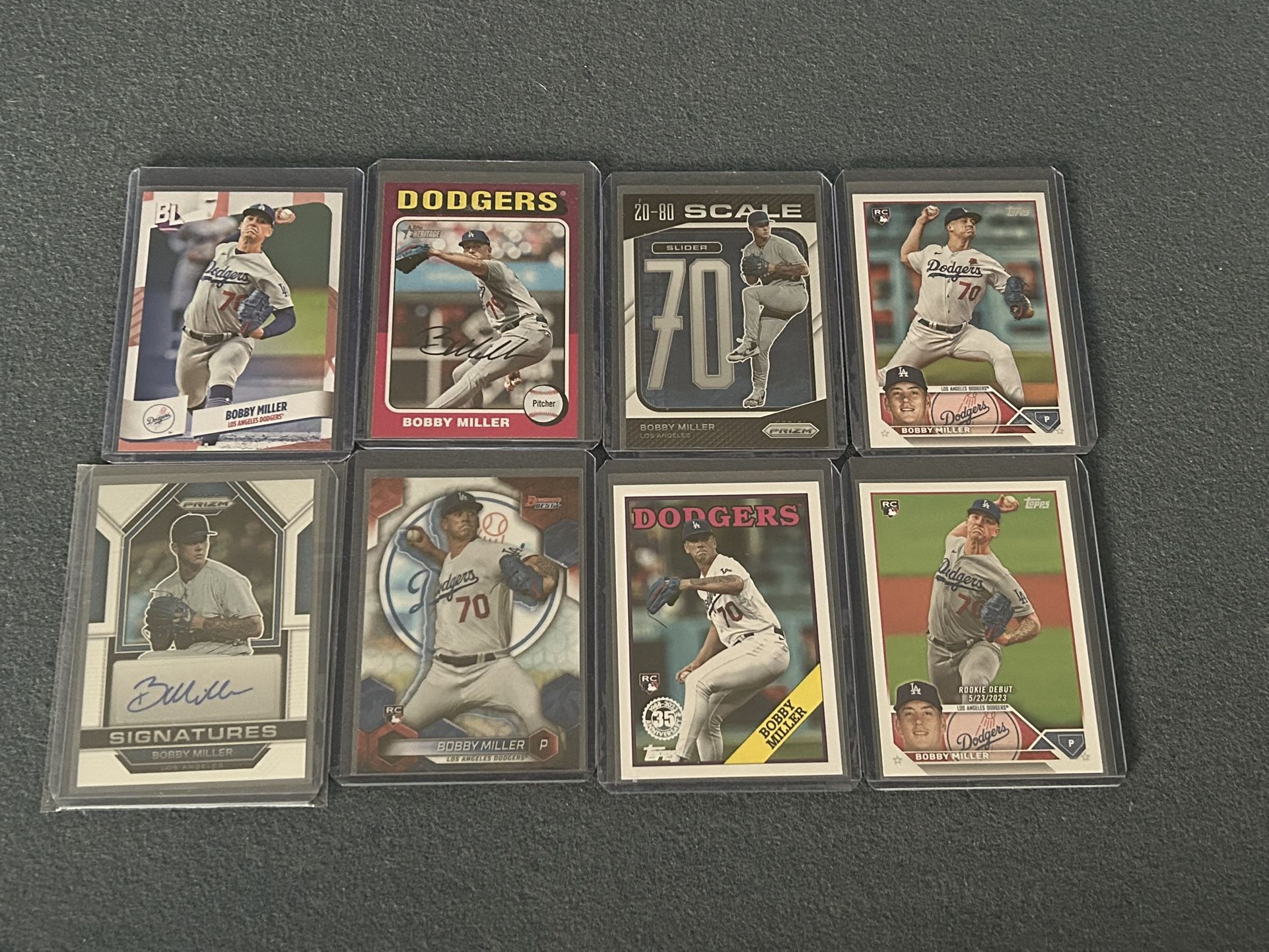 Dodgers Bobby Miller (9) Card Lot