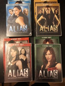 SEALED Alias Seasons 2-5 Dvd Box Set Lot Jennifer Garner J J Abrams 