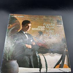 Juan Serrano Popular Music of Spain and the Old World Vinyl LP