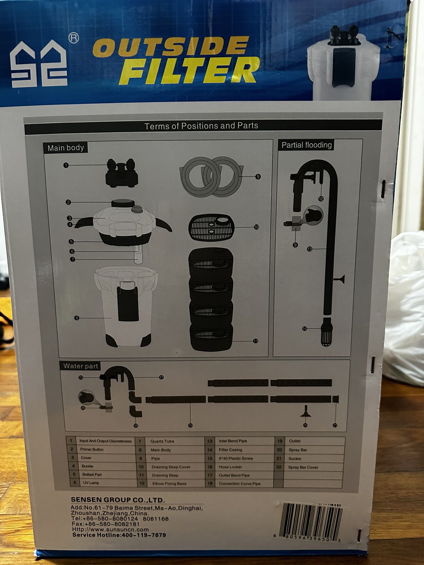 Canister filter 