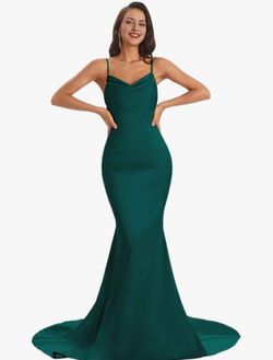 Dark Green Gown