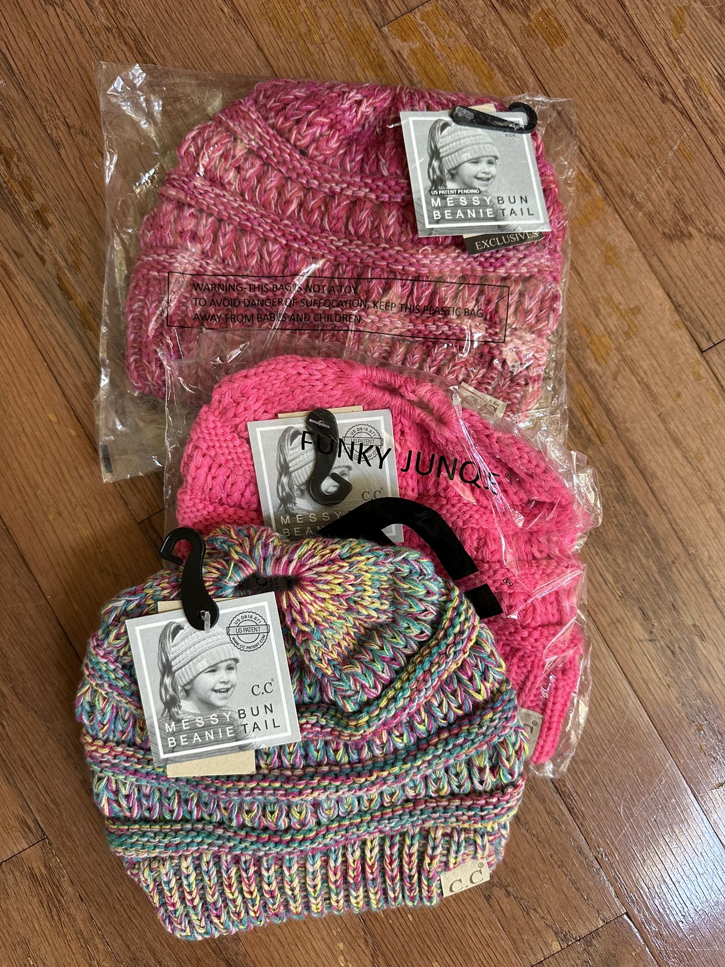 NEVER WORN- Little Girls Beanies- All For $4
