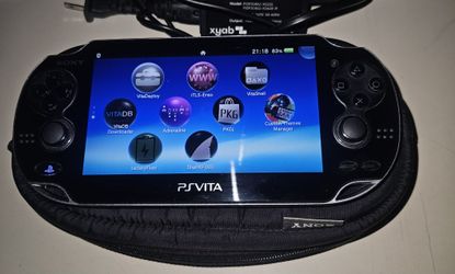 PS VITA 128GB OLED SCREEN CHARGER AND CASE moded Firm Price Not Trading Pick Up By 89122 Area
