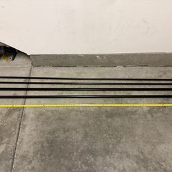 Entendable Double Curtain Rods (7ft-12ft) Black