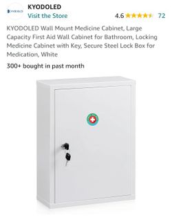 Locking Medicine Cabinet
