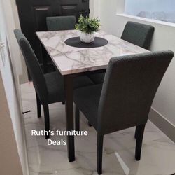 Small 5-pc Dining Table Set 