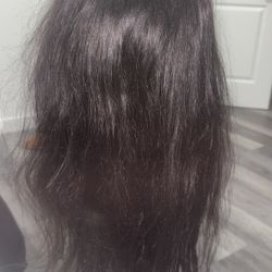 Human Hair Half Wig 