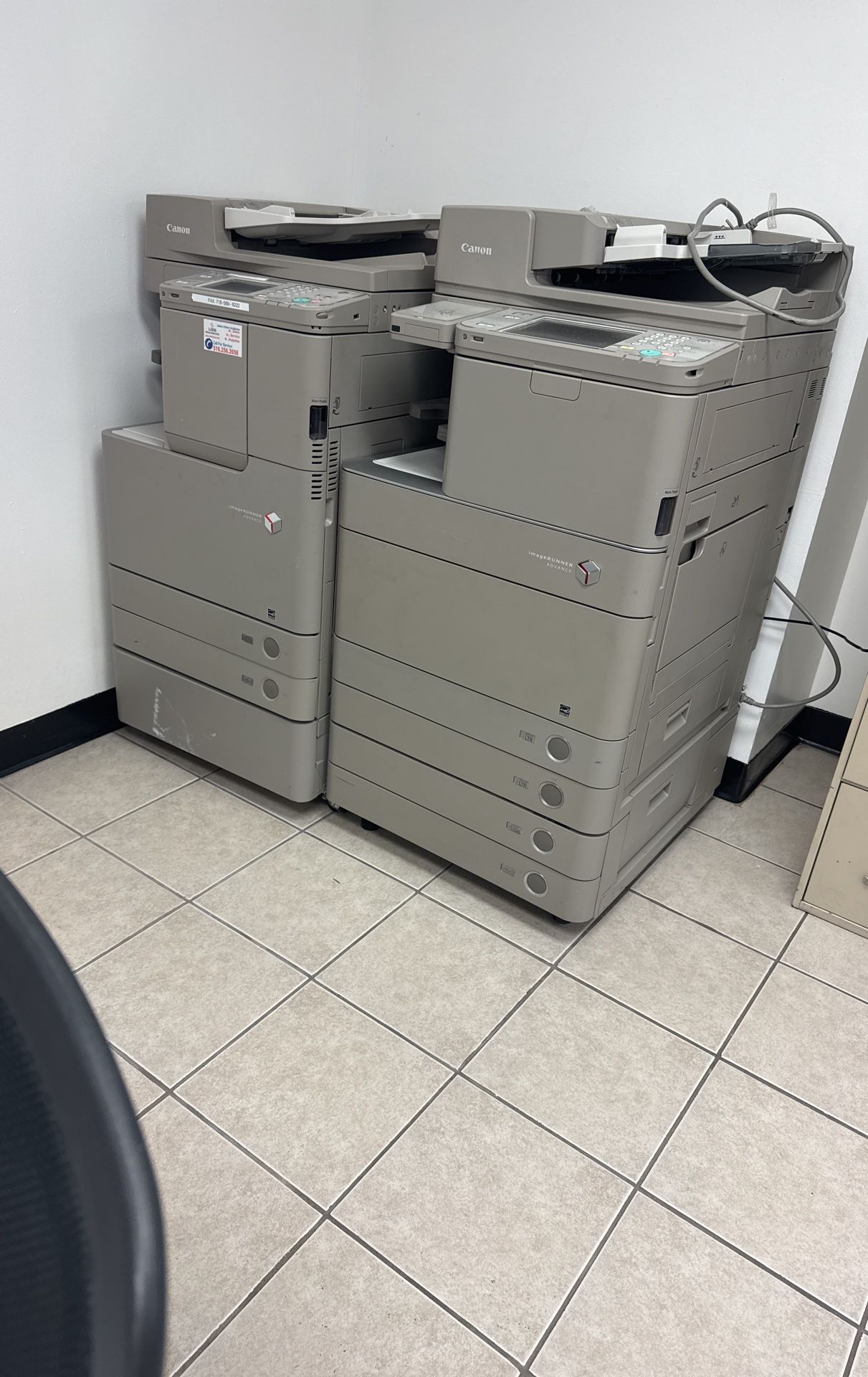 Cannon C2020 and 5235A copy Machines For Parts