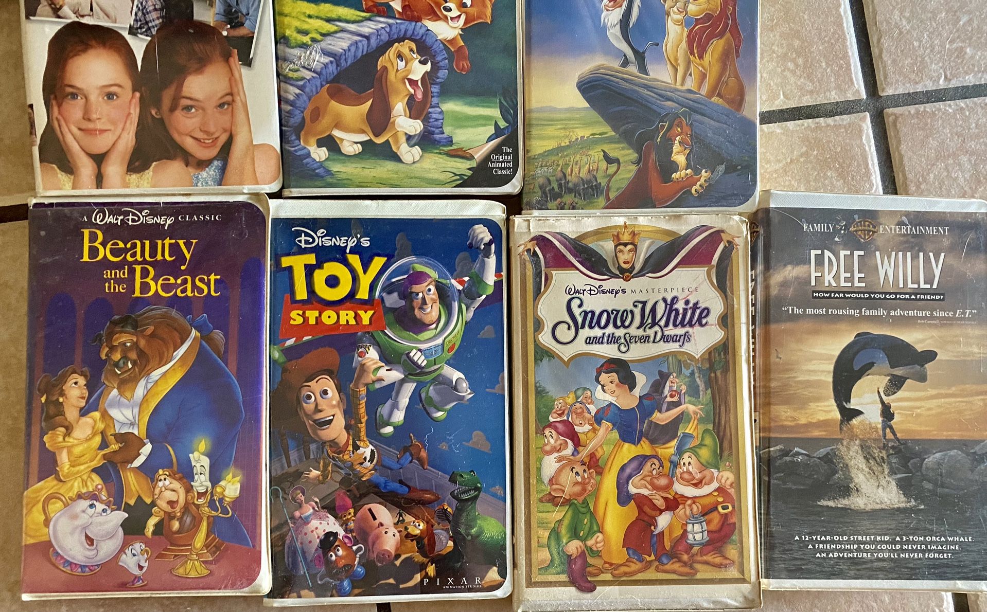 DISNEY - VHS TAPES / Original./ Perfect shape.