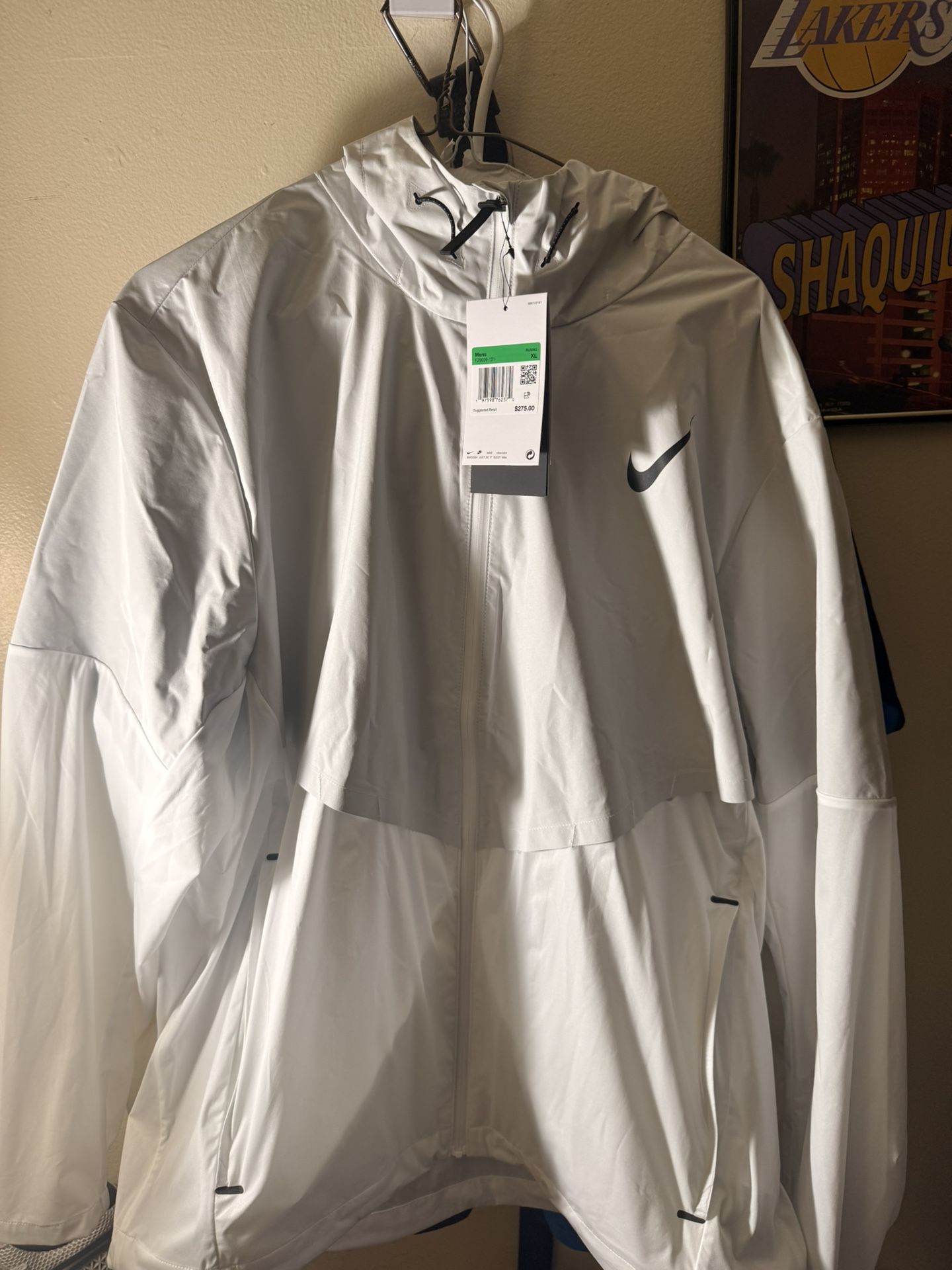 Nike AeroSwift Storm-Fit Aerogami Running Jacket White FZ9039-121 Men's Size XL