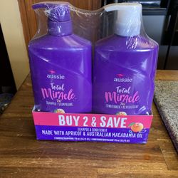 Aussie full size shampoo conditioner set new 26.9 fluid ounces