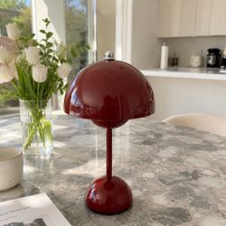 Retro Red mushroom lamp