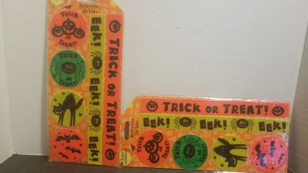 Happy Halloween, Reflective Stickers.